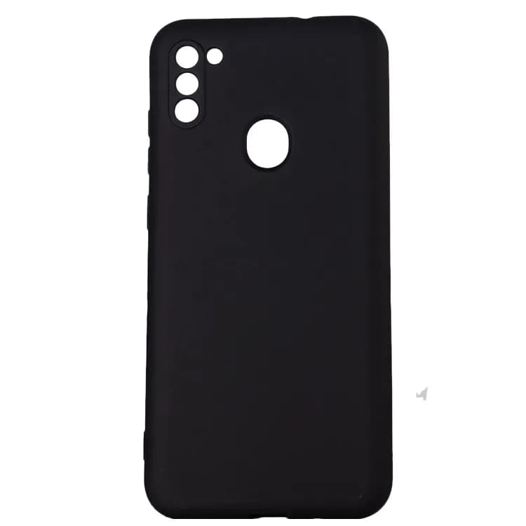 Husa Samsung Galaxy M11 Spacer, negru, grosime 2mm, material flexibil silicon + interior cu microfibra "SPPC-SM-GX-M11-SLK" — miniatură