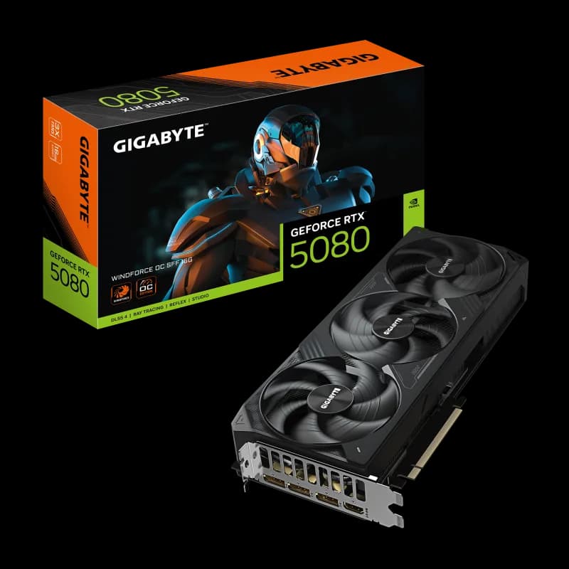 Placa video Gigabyte GeForce RTX 5080, 16GB GDDR7, PCI Express 5.0, 256-bit