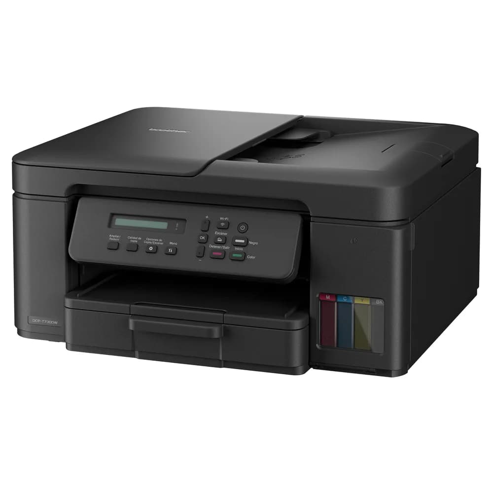 Multifunctional Inkjet CISS Color brother DCP-T730DW, A4, Functii: Impr.|Scan.|Cop., Viteza de Printare Monocrom: 16ppm, Viteza de printare color: 15.5ppm, Conectivitate:USB|WIFI, Duplex:Da, ADF:ADF(incl.TV 11lei) "DCPT730DWYJ1" — miniatură