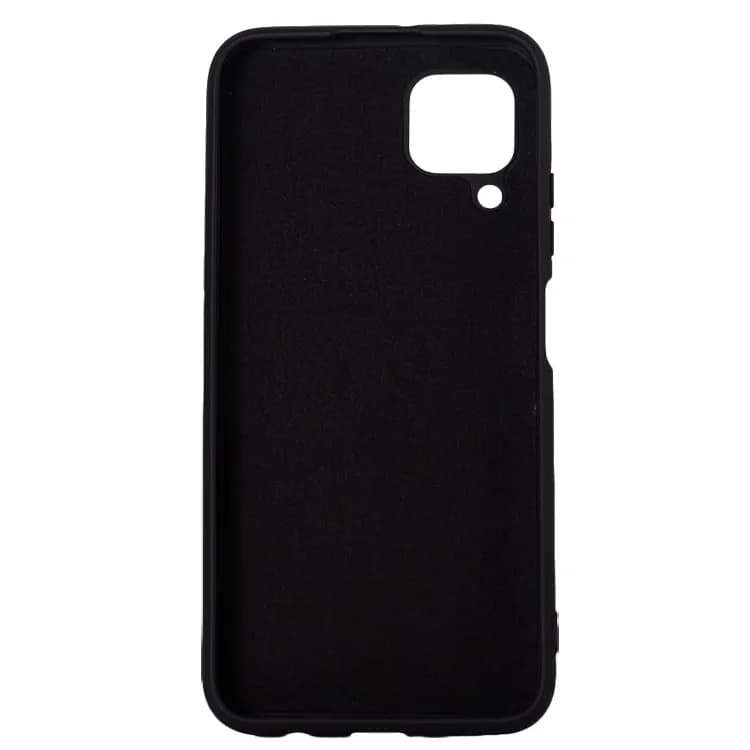 Husa Huawei telefon P 40 Lite, negru, tip back cover, material flexibil silicon + interior cu microfibra, "SPPC-HU-P-40L-SLK" — miniatură