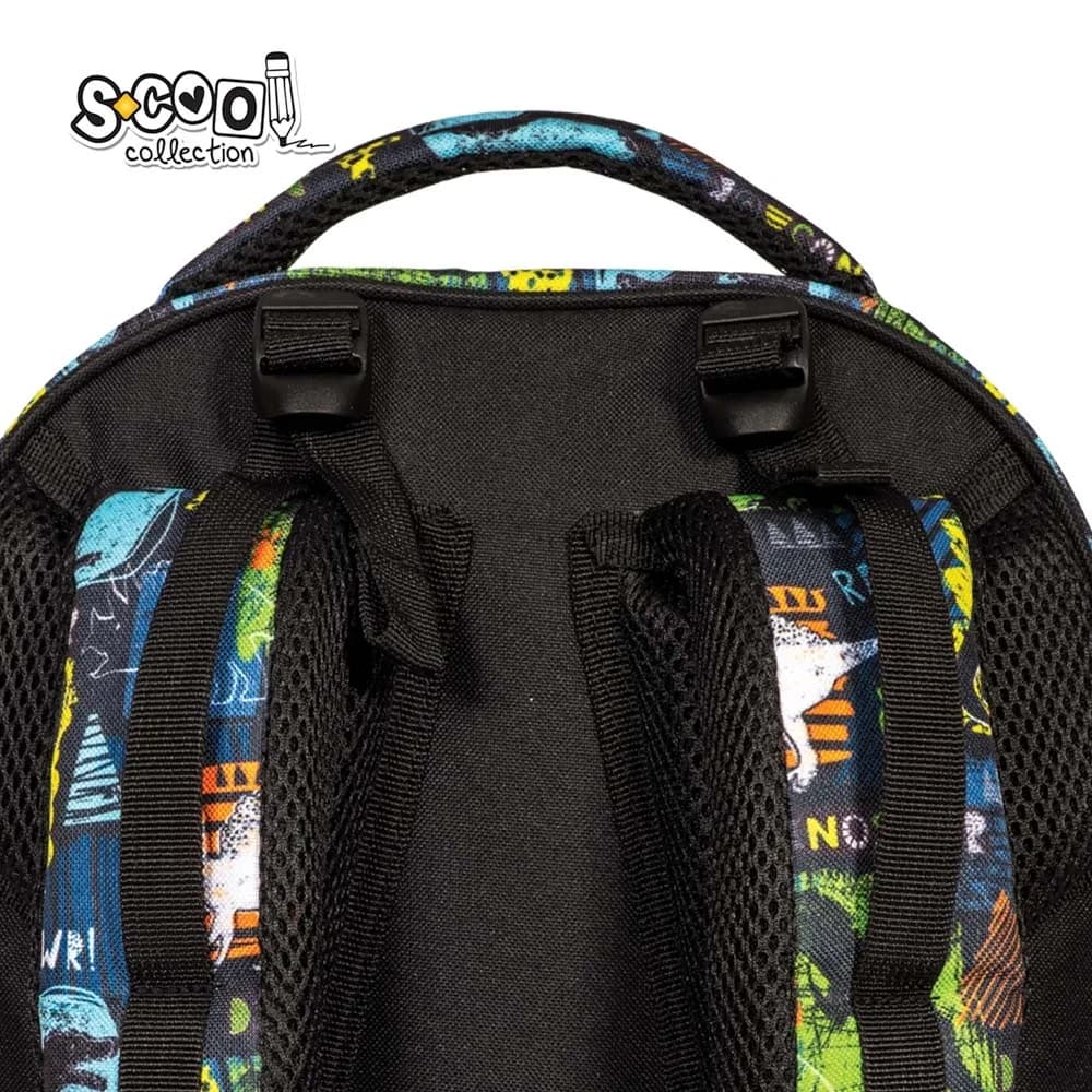 Ghiozdan anatomic RAWR, 38x39x19.5 cm - S-COOL — miniatură