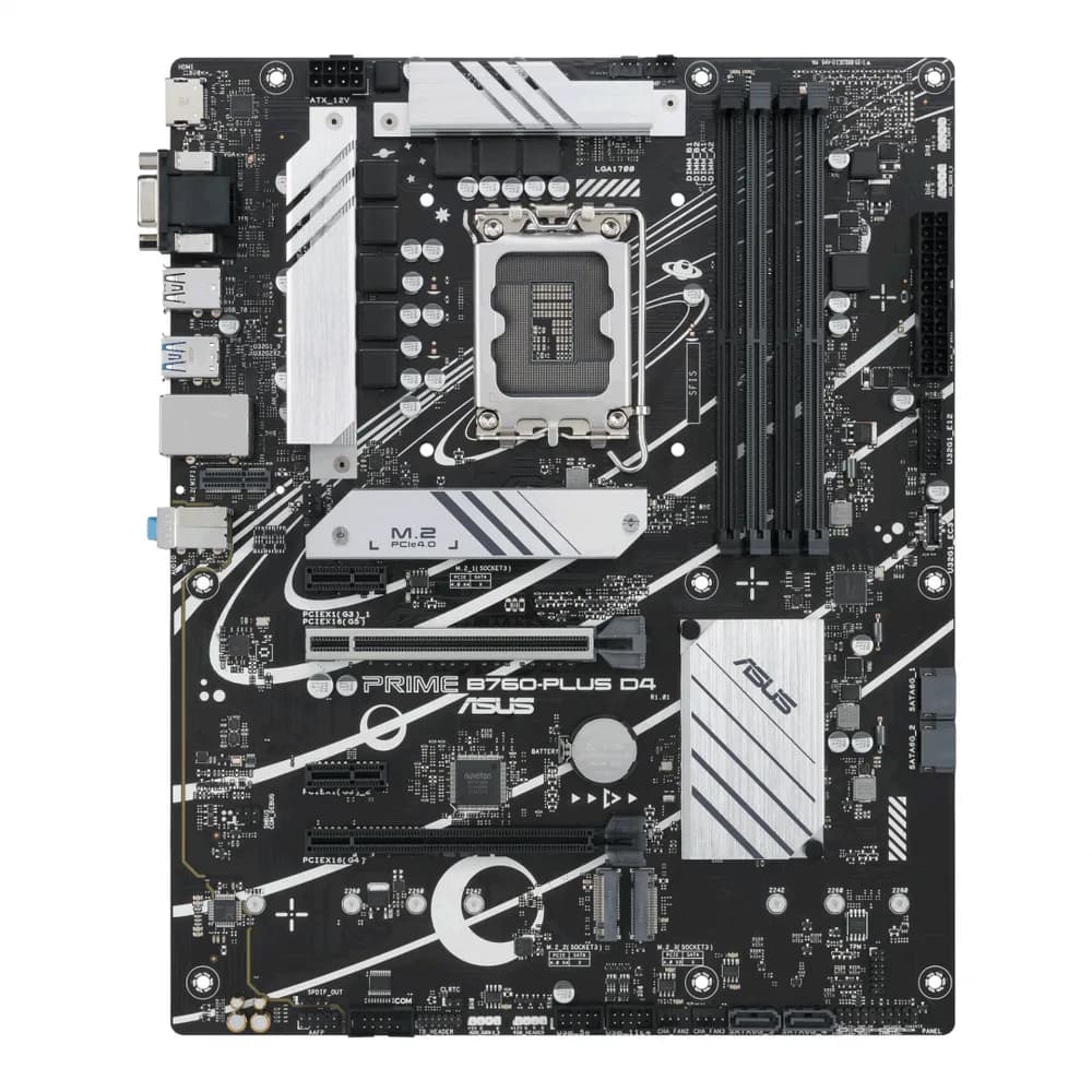 Placa de baza ASUS PRIME B760-PLUS D4, Socket 1700, DDR4, ATX — miniatură
