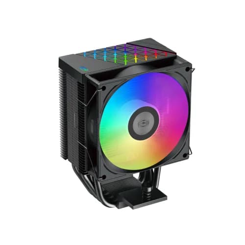 COOLER PCCooler "R400 ARGB" skt. universal, racire cu aer, vent. 92mm, 800 - 2200 RPM, 4 heatpipes, inaltime 133mm, iluminare RGB,"R400 ARGB BK" — miniatură