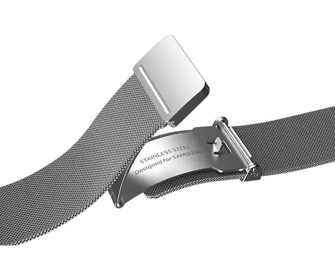 Samsung Milanese Band Fresh/Fresh Small Watch Strap 20mm M/L Silver, "GP-TYR870SAASW" — miniatură