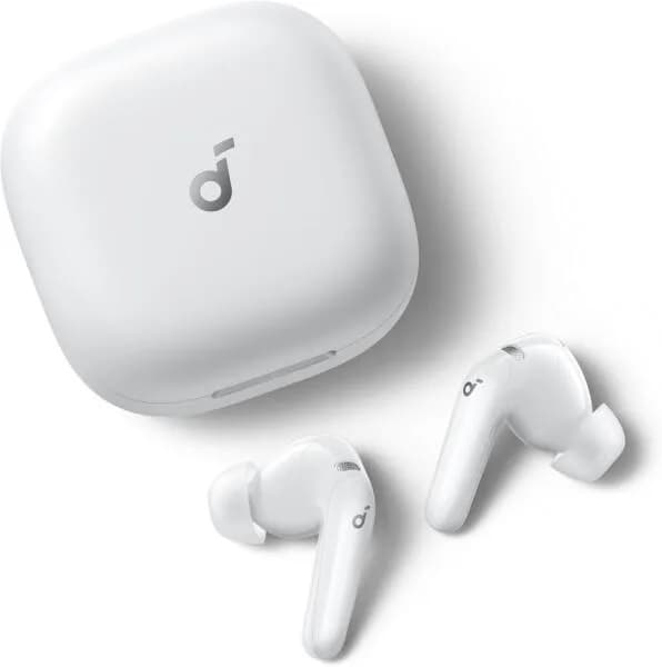 Casti Anker "Soundcore R60i NC", tip butoni, utilizare multimedia, Bluetooth, alb "D1202G21"-0194644269487