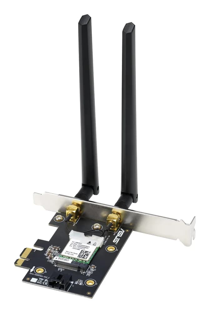 AX1800 Dual Band PCI-E WiFi 6 (802.11ax). Bluetooth 5.2, WPA3 "90IG07A0-MO0B00" — miniatură