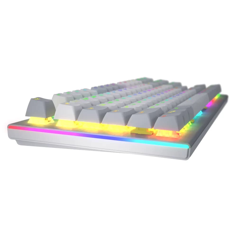 Tastatura Mecanica Gaming HATOR Gravity TKL, RGB, USB, Alb — miniatură