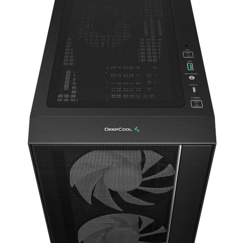 Carcasa DEEPCOOL MATREXX 55 MESH V4 C, RGB, Mid Tower, Black — miniatură