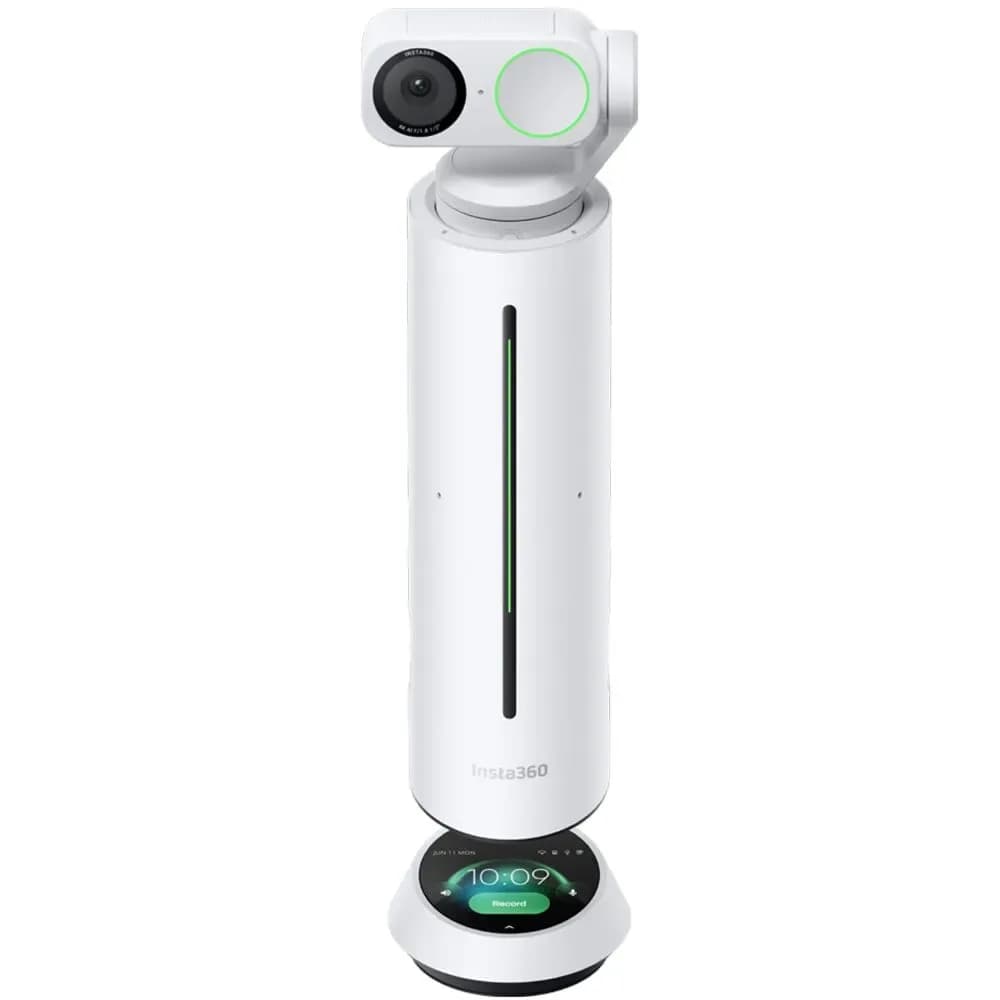 Pachet videoconferință Insta360 Wave + Link 2 alb 4K AI pentru săli mici și birou hibrid