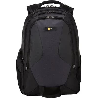 RUCSAC CASE LOGIC, pt. notebook de max. 14 inch, 2 compartimente, buzunar frontal x 2 | buzunar lateral x 2 | buzunar dorsal, waterproof, poliester, negru, 3205287 "RBP414 BLACK" — miniatură