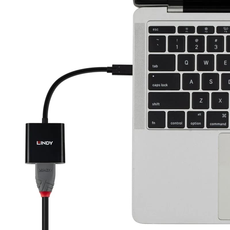 Converter Lindy USB Type C to HDMI 4K60, Supported Bandwidth: HDMI® 2.0 with 18Gbps, Maximum Input Resolution: 3840x2160@60Hz Maximum Output Resolution: 3840x2160@60Hz — miniatură