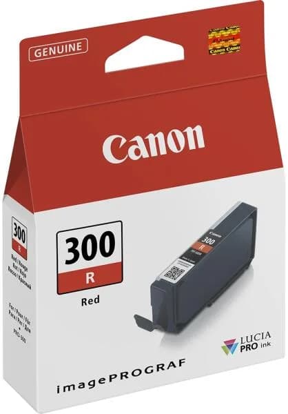 Cartus Cerneala Original Canon Red, PFI-300R, pentru IPF TM-240|IPF TM-340, 55ml,NOPP, "4199C001AA"