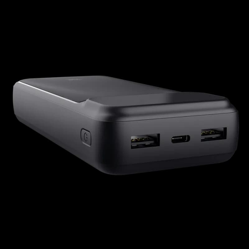 Baterie externa Trust Avala, capacitate 20.000mAh, 3 porturi, timp reincarcare 6 ore, negru