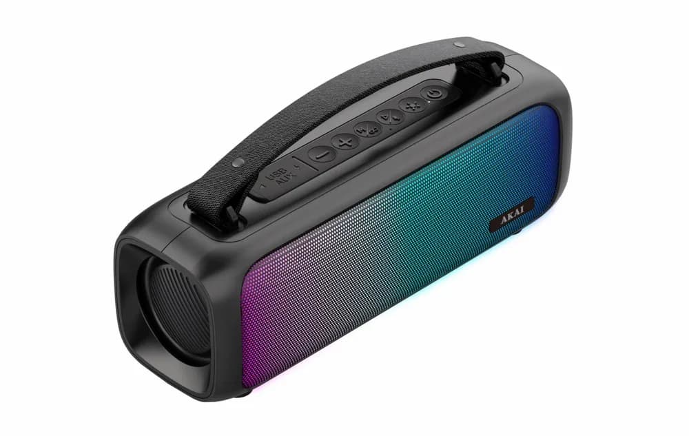 Boxa portabila Akai ABTS-08-BK, bluetooth 5.1, 8W, negru — miniatură