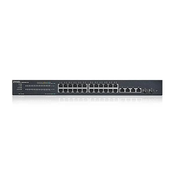 Zyxel XMG1930-30HP, 24-port 2.5GbE Smart Managed Layer 2 PoE 700W 22xPoE+/8xPoE++ Switch with 4 10GbE and 2 SFP+ Uplink — miniatură