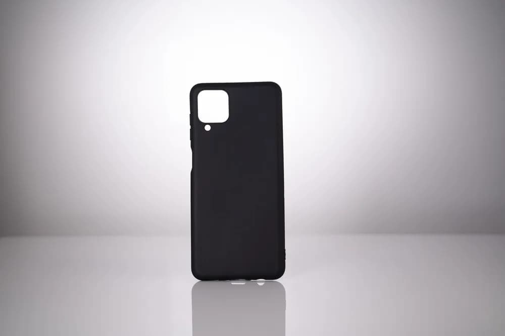 Husa Samsung Galaxy A12 Spacer, negru, grosime 1.5mm, material flexibil TPU "SPPC-SM-GX-A12-TPU" — miniatură