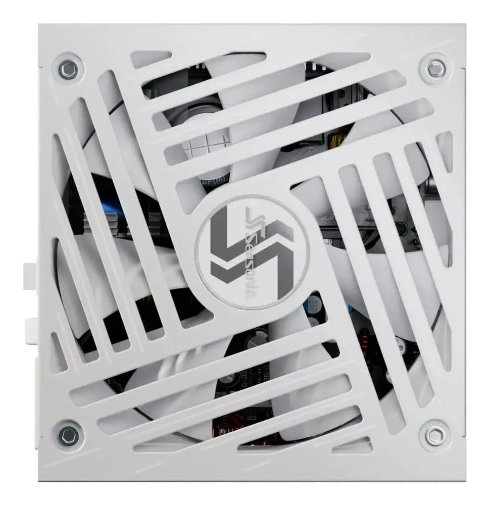 Sursa Seasonic FOCUS GX ATX 3 (2024), 80 Plus Gold, 1000W, 12VHPWR, ATX 3.1, Full Modulara, Alb "FOCUS-GX-1000-V4-WHITE" — miniatură