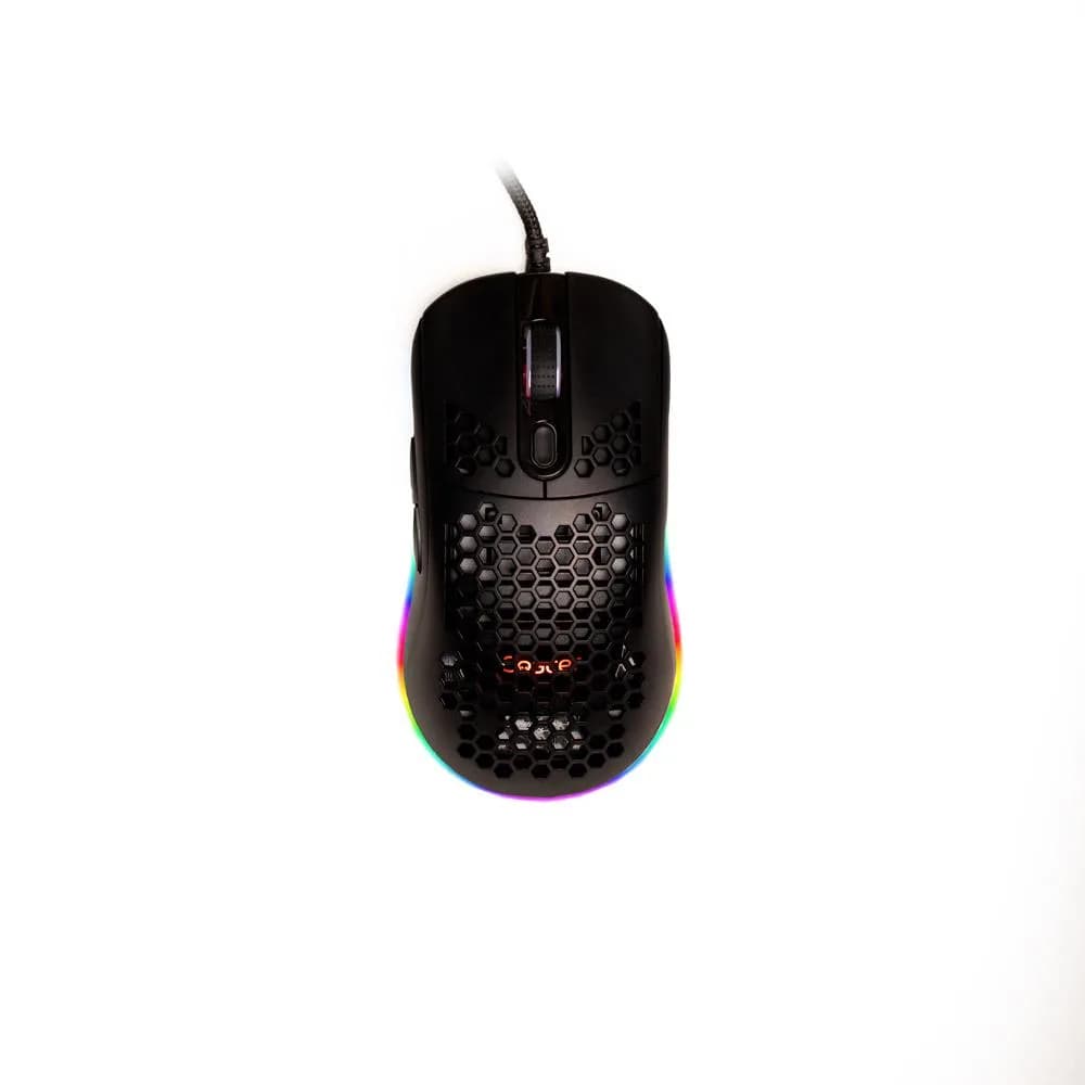 Mouse Gaming SPACER SPGM-ALIEN-LIGHT, 6400 dpi, Negru — miniatură