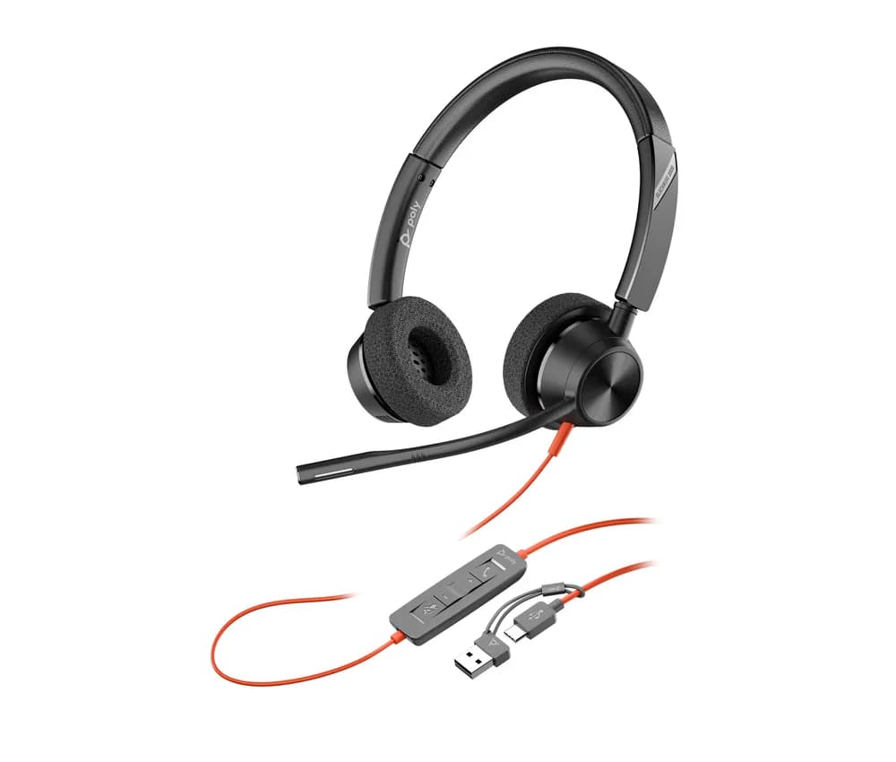 Poly BW 3320 Stereo USB-C HS +USB-C/A"8X219AA" — miniatură