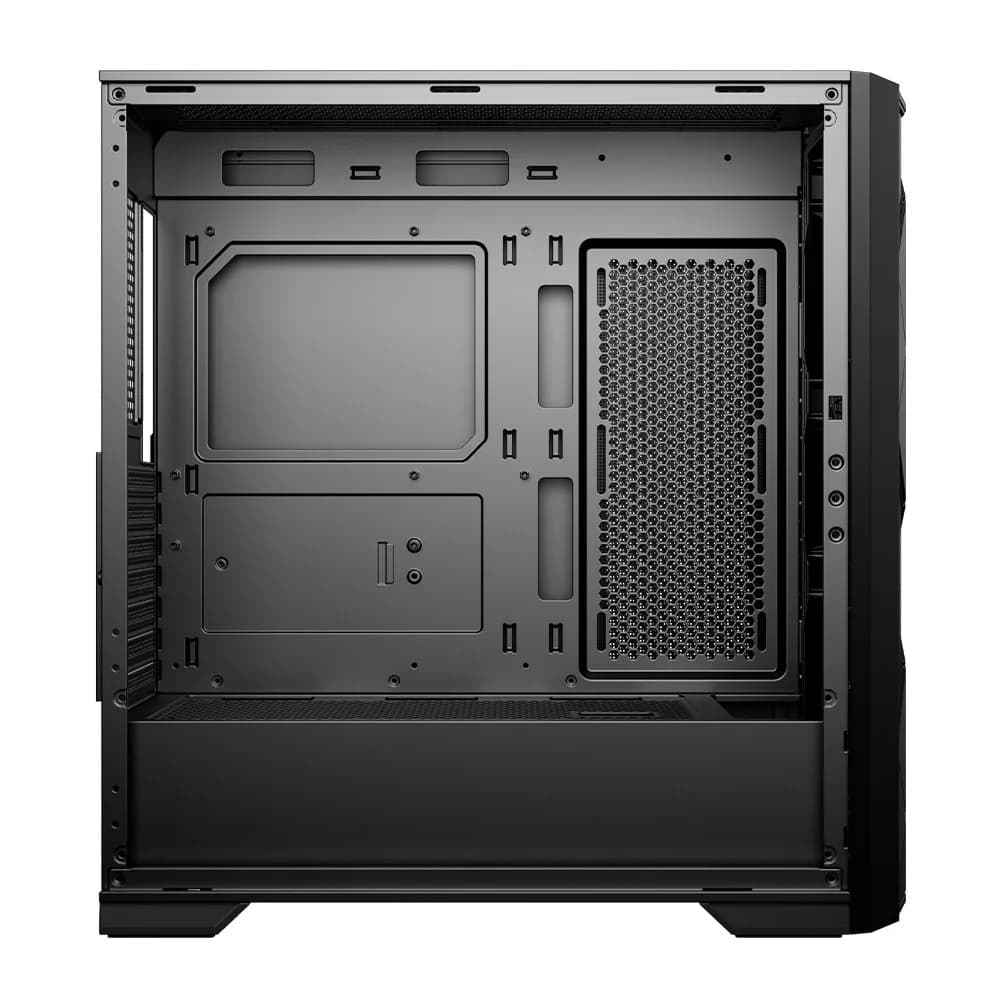 CARCASA SPACER - gaming, Middle Tower, ATX, "INFINITY", fara sursa, sticla securizata, USB 3.0 x 1, USB 2.0 x 1, HD-Audio, Jack 3.5mm x 1, PSU shroud, black "SPCS-GC-INFINITY" — miniatură