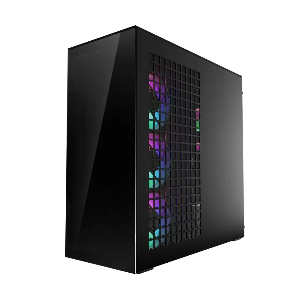 CARCASA Arctic "Xtender", mid tower, max 8xfan, 3xP14 ProR ARGB si 2xP12Pro ARGB instalate, PSU shroud 24 LED ARGB, USB-C x 1, USB 3.2 x 2, audio+mic, 7 sloturi expans, negru, "ACPCC00015A" — miniatură