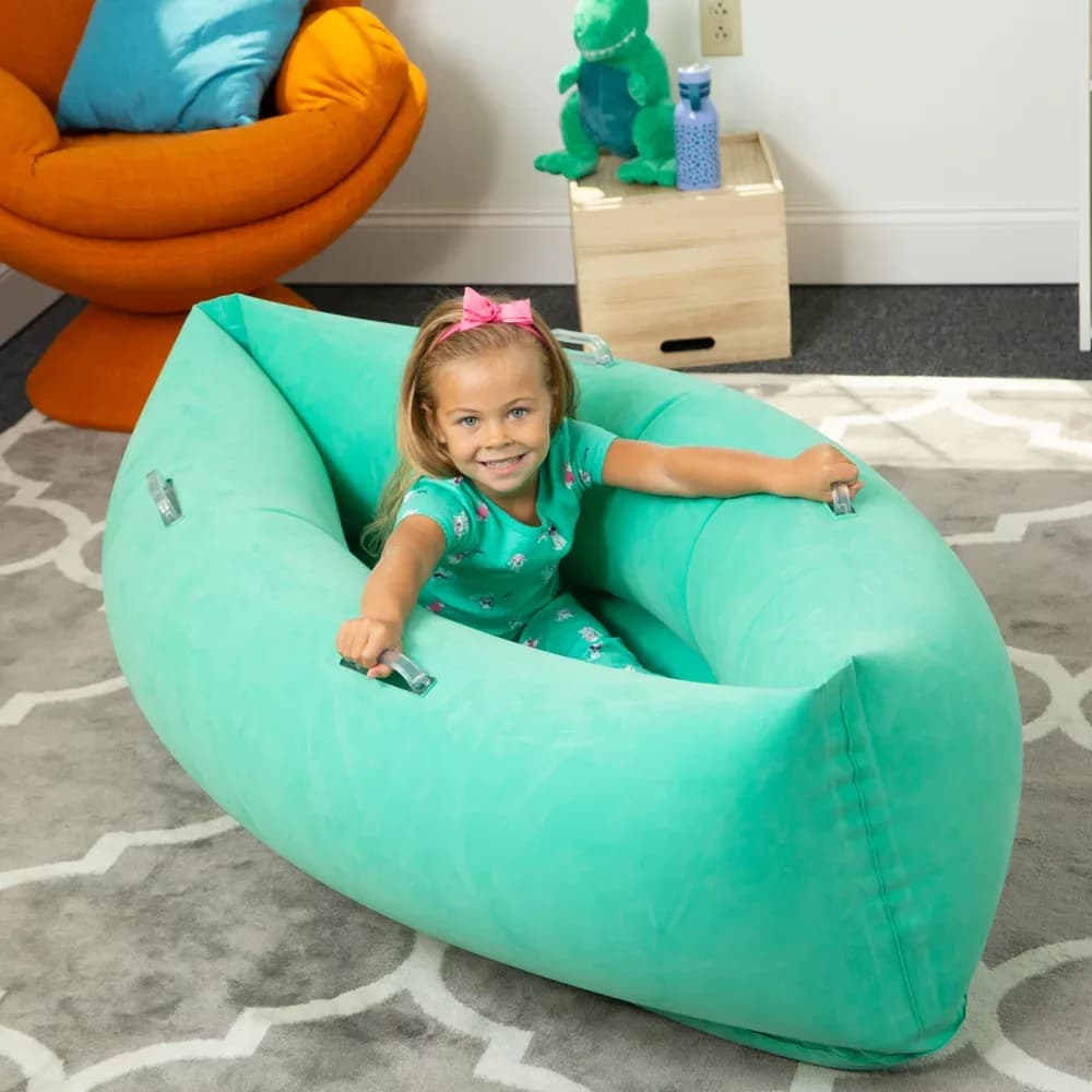 Peapod Gonflabil Îmbrățișare Canoe Senzorială 1,5m/Verde – de la Bouncyband — miniatură