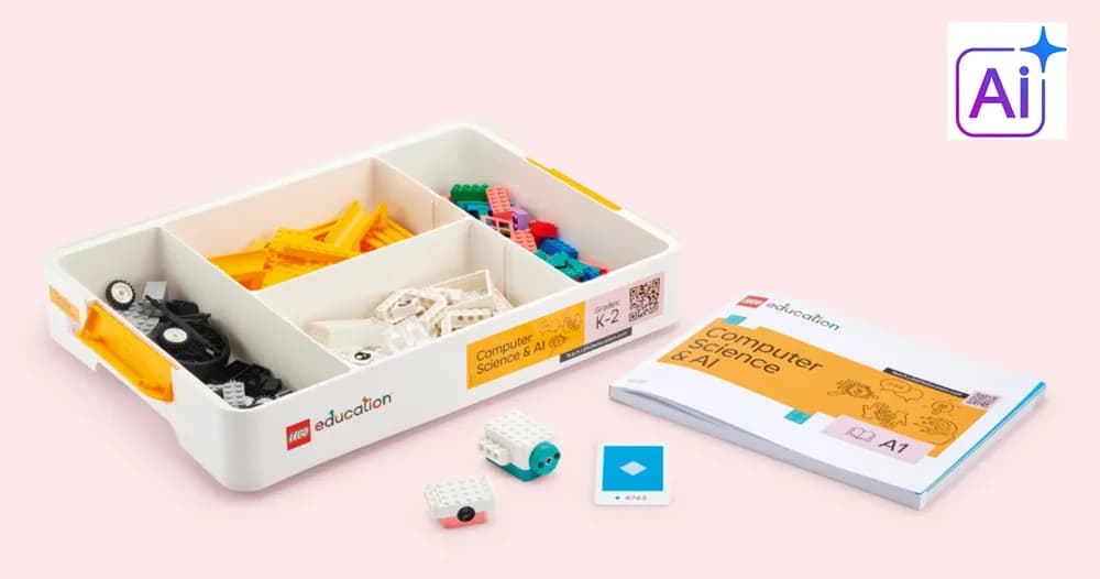 45520 LEGO® Education Computer Science & AI Kit K-2, 4 elevi, 5 ani +