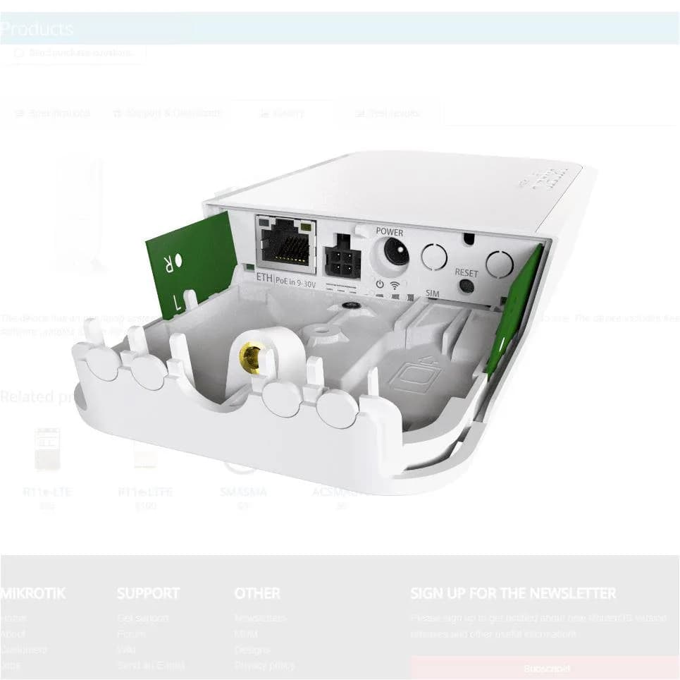 MC WEATHERPROOF WIRELESS ACCESS POINT "RBWAPR-2ND" — miniatură