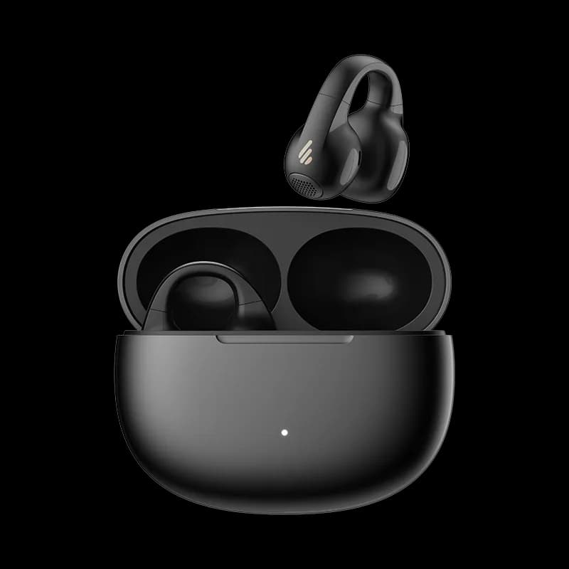 CASTI Edifier, wireless, intraauriculare - butoni, design cu clips, pt smartphone, microfon pe casca, conectare prin Bluetooth 5.4, negru, USB-C, IP56, "COMFO-C-BK", (include TV 0.15 lei) — miniatură
