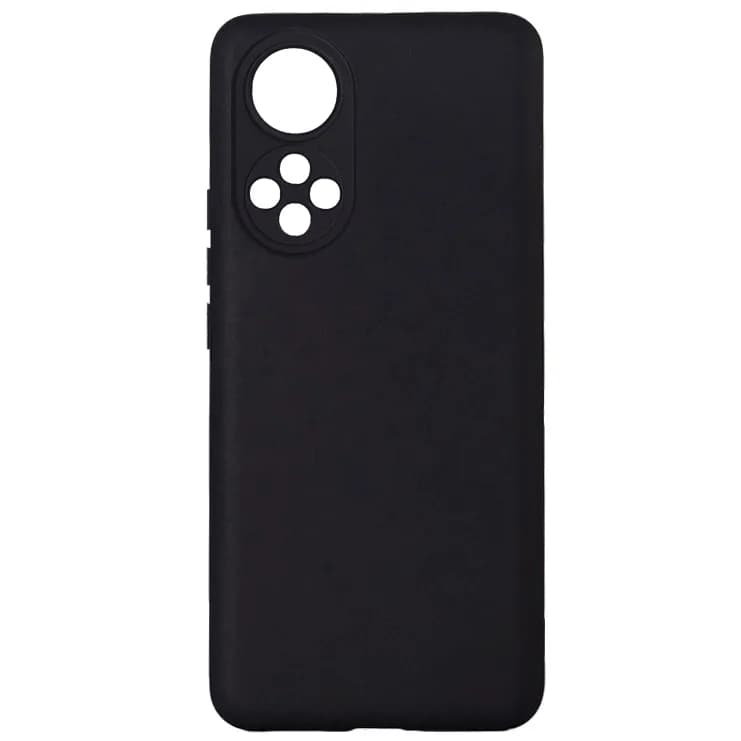 Husa Huawei telefon Nova 9, negru, tip back cover, material flexibil silicon + interior cu microfibra, "SPPC-HU-N9-SLK" — miniatură