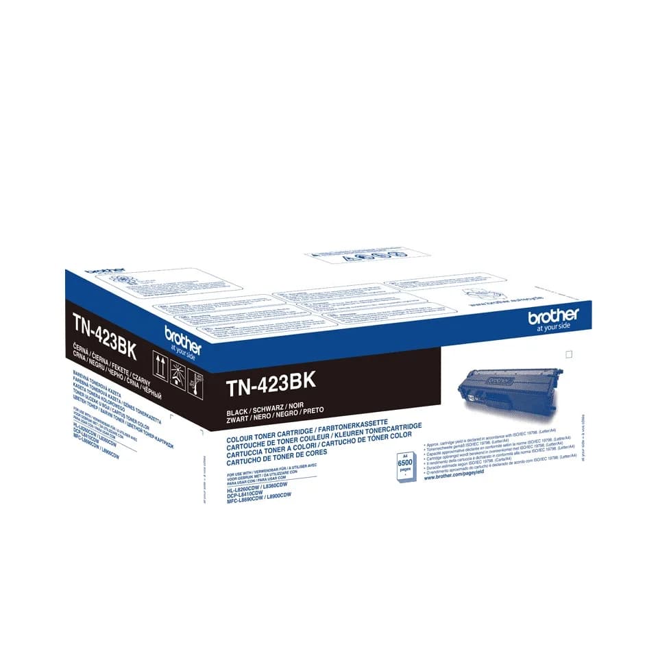 Toner Original Brother Black, TN423BK, pentru HL-L8260|L8360|DCP-L8410|MFC-L8690|L8900, 6.5K,"TN423BK" — miniatură