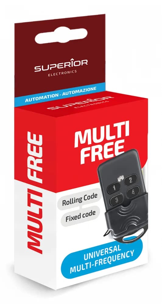 TELECOMANDA UNIVERSALA RF Superior, compatib porti si bariere cu frecv roll si copy 433.92 Mhz, necesita telecomanda orig ptr cop cod, bateriile (2xCR2032) incluse "SUPRF008" — miniatură