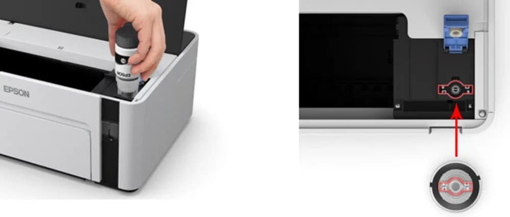 Imprimanta inkjet Epson M1100, CISS, A4 Monocrom, format A4, USB — miniatură