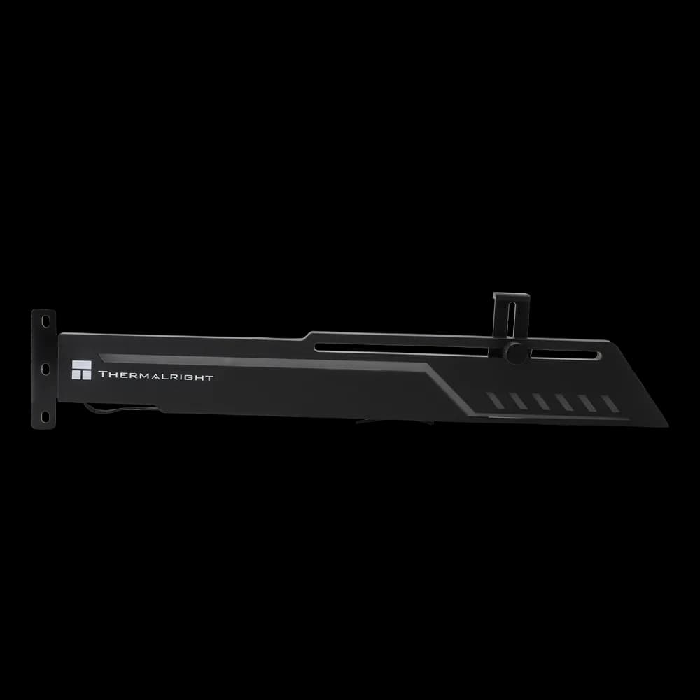 SUPORT placa video Thermalright "TR-GCSF Argb", anti-sagging GPU, aluminiu + ABS, 266x347x8mm, iluminare ARGB 5V 3pin, reglabil, "TR-GCSF Argb" — miniatură