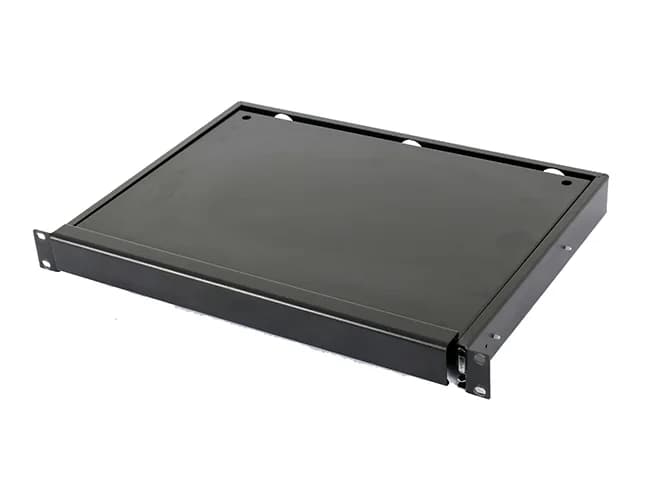 SUPORT TASTATURA SPACER 1U pentru rack 19", adancime 300mm, pt. cabinete de diferite adancimi, black, "SPKP-1U300-BK-03"