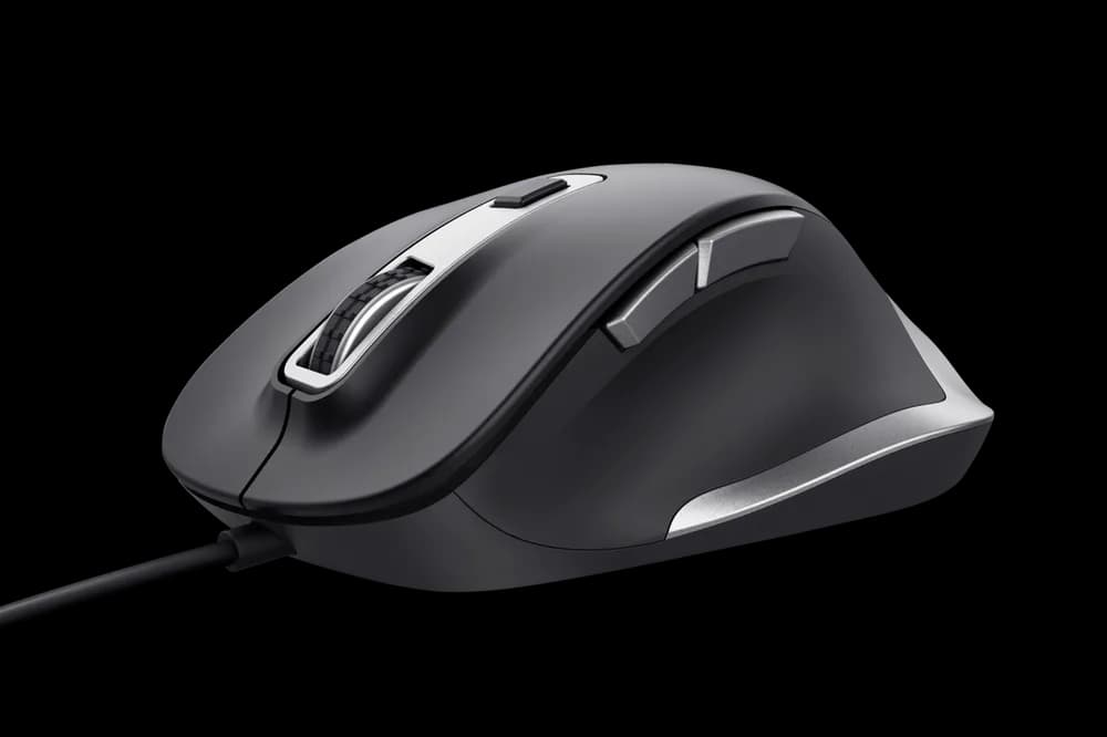 Mouse Trust Fyda, 5000 DPI, Negru — miniatură