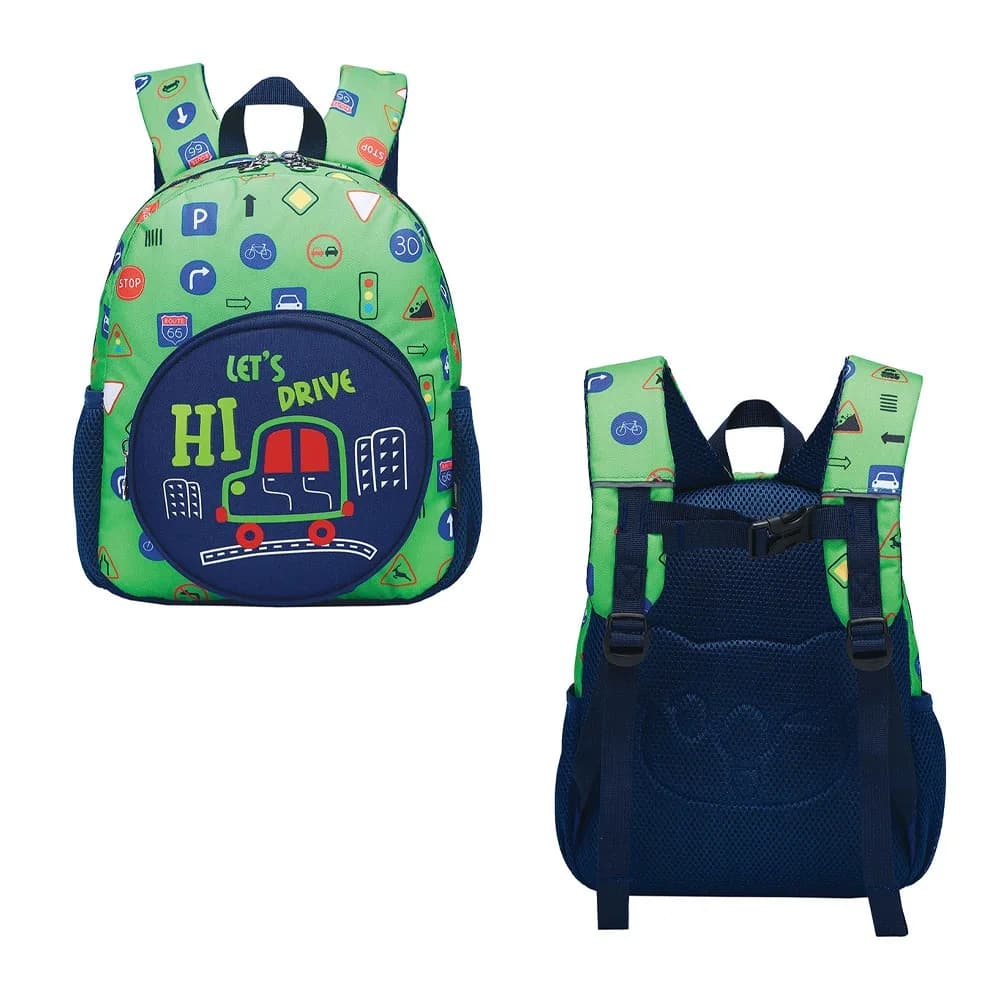Ghiozdan gradinita, 33x27x15 cm, LET DRIVE - S-COOL — miniatură