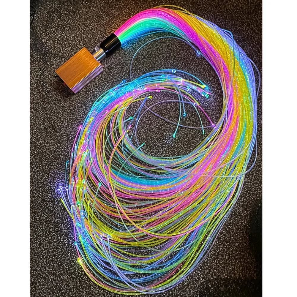 Fire de fibră optică colorate 1,5m x 150 fire
