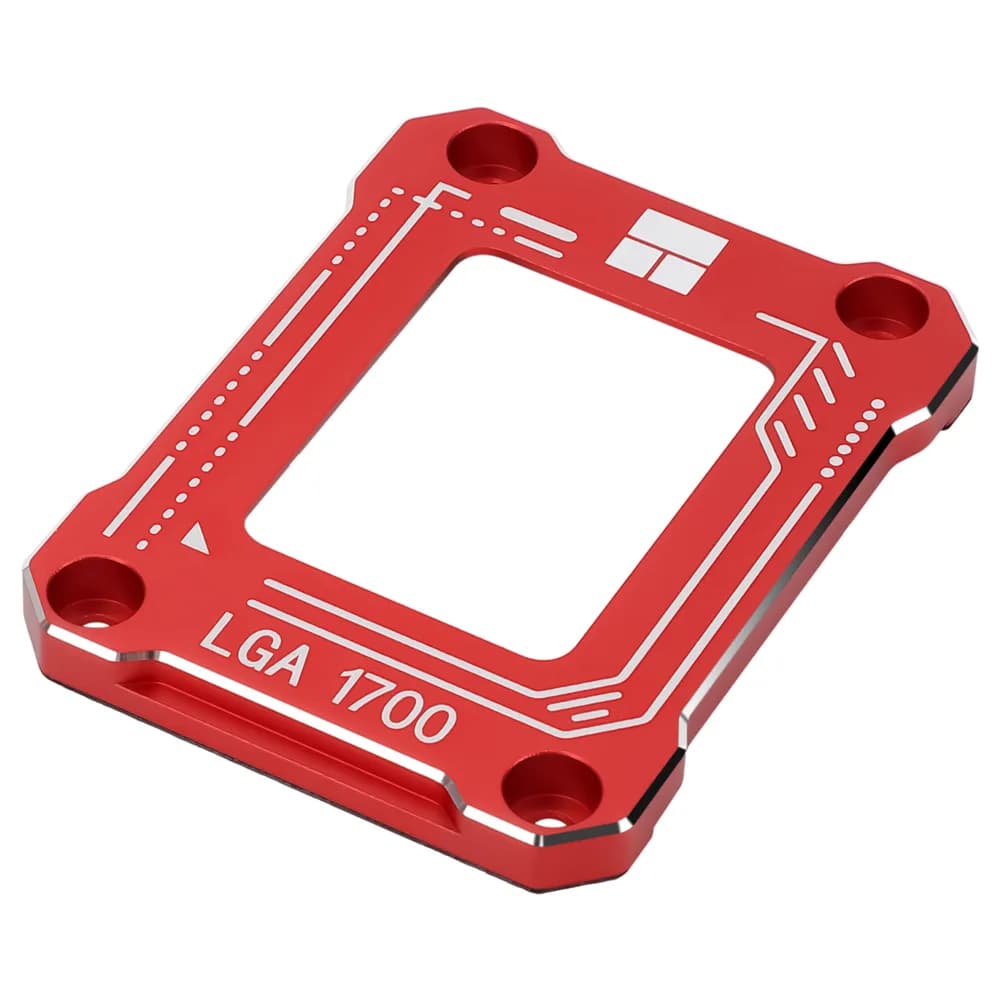 Contact frame Thermalright, compatibil LGA 1700 aliaj aluminiu, 54x70x6mm, rosu, "LGA 17XX-BCF-RED" — miniatură