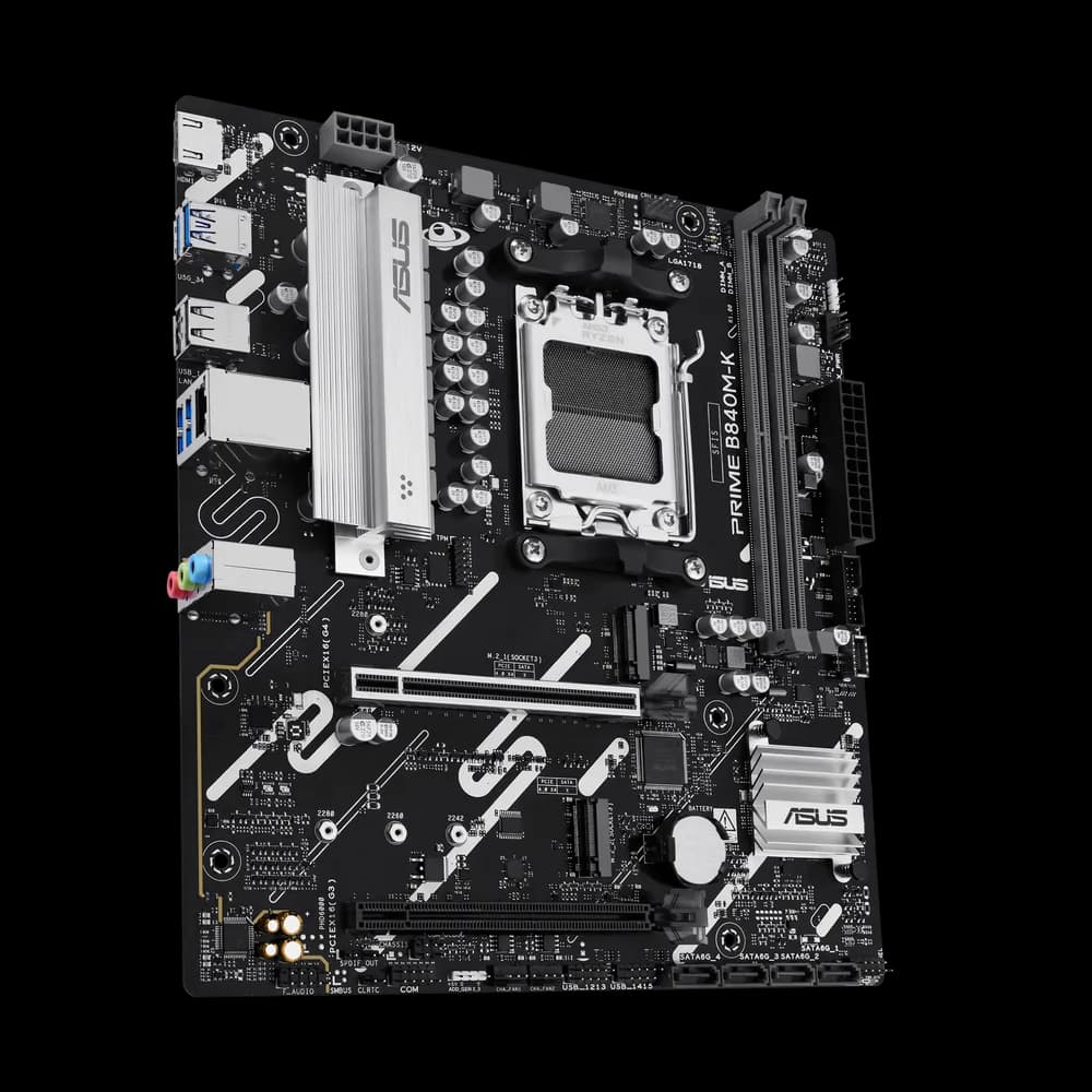 Placa de baza Asus PRIME B840M-K, AM5, DDR5, mATX, Negru "PRIME B840M-K" — miniatură