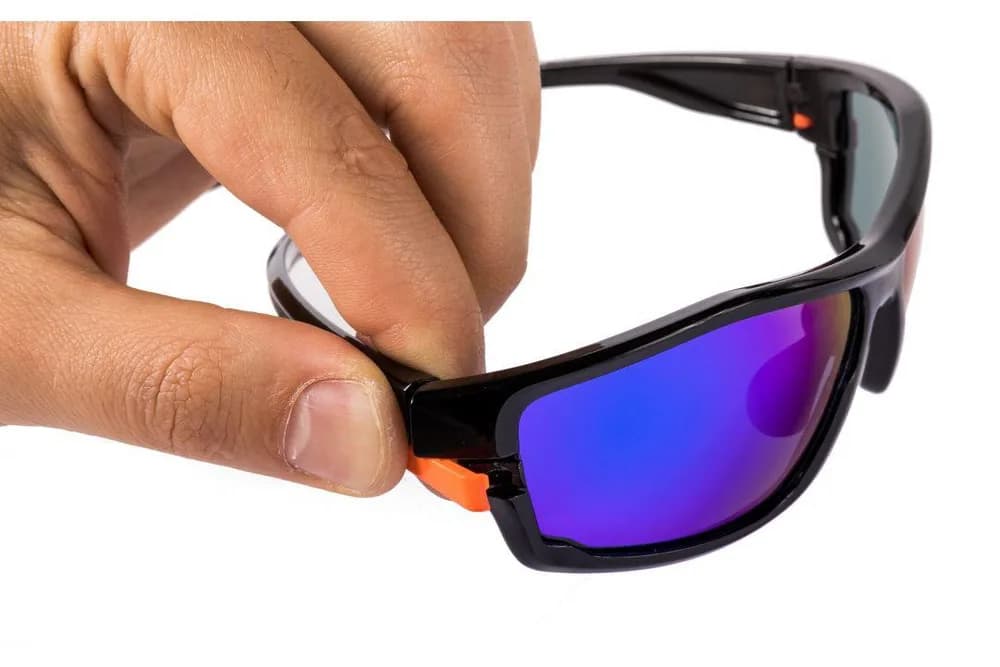 Ochelari De Soare Pegas Sport Negru cu Portocaliu — miniatură