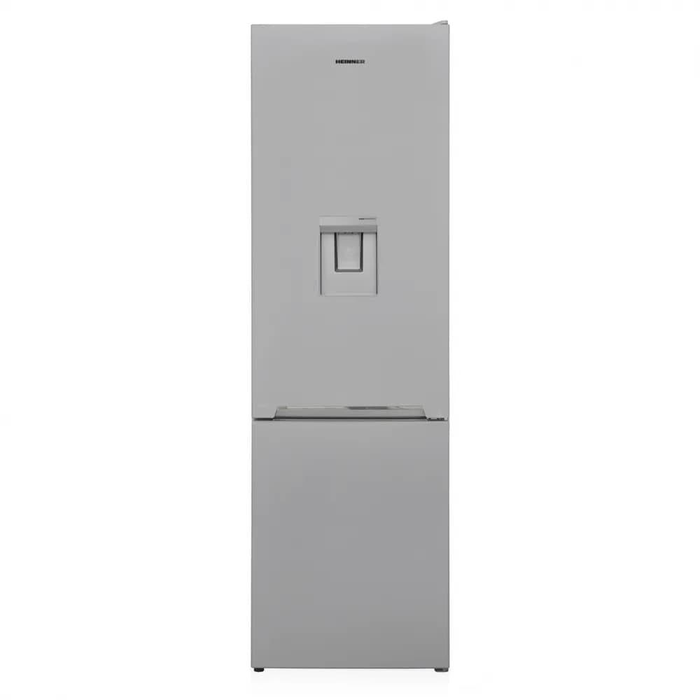 Combina frigorifica HEINNER HC-V288SWDE++, 288 l, Clasa E, Dozator apa, Argintiu