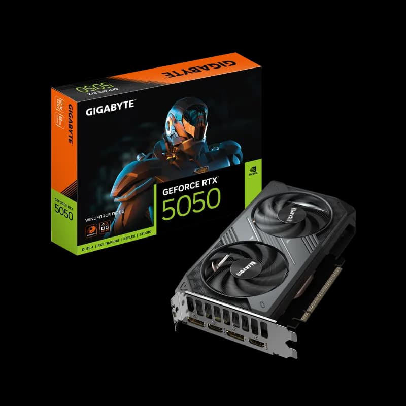 Placa video Gigabyte GeForce RTX 5050, 8GB GDDR6, PCI Express 5.0, 128bit