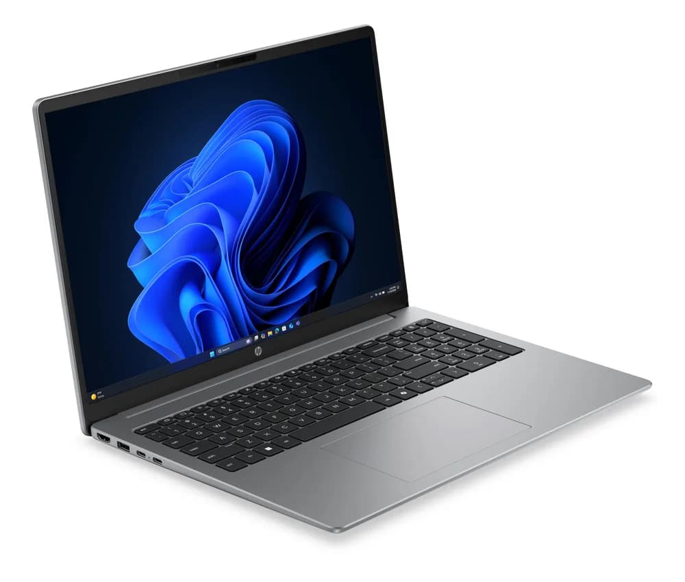 Laptop HP 200 G2i, 16.0 inch WUXGA (1920x1200) Anti-Glare LCD 300 nits, Intel Core 7 150U 10-Core (1.2GHz, up to 5.4GHz, 12MB), video integrat Intel Graphics, RAM 24GB DDR5 5200Mhz (2x12GB), SSD 1TB PCIe-4x4 NVMe, no ODD, Doua difuzoare stereo integrate. AI noise reduction, Webcam FHD+IR, LAN — miniatură