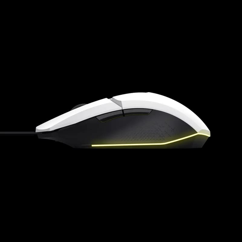 Mouse Gaming Trust GXT 109W Felox, 6400 DPI, alb — miniatură