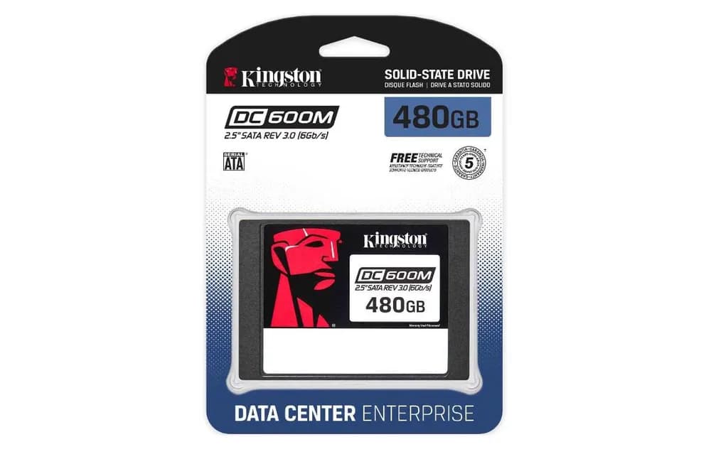 SSD intern Kingston DC600M, 480 GB, SATA, 2.5 inch — miniatură