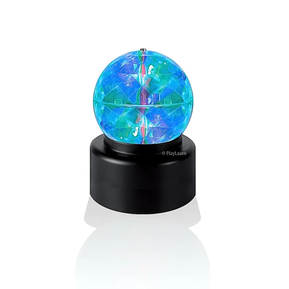 Glob disco caleidoscop rotativ — miniatură