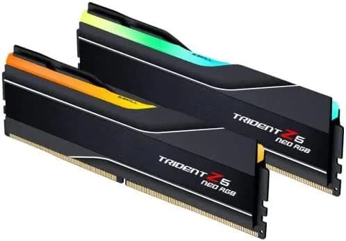Memorie DDR G.Skill - gaming "Trident Z5 Neo RGB" DDR5 32GB frecventa 6000 Mhz, 16GB x 2 module, radiator,iluminare, latenta CL36, "F5-6000J3636F16GX2-TZ5NR"