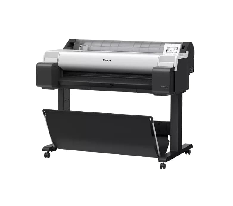 Plotter Canon imagePROGRAF TM-340 36"(914mm), format A0, 5 culori, rezolutie max 2400x1200dpi, memorie 2GB, limbaje de imprimare: HP-GL/2, HP RTL, JPEG (Ver. JFIF 1.02), CALS G4 (submission via FTP only), Display LCD 4.3", interfata: USB 2.0, Ethernet, WIFI, consumabile: M: PFI-031(55ml) — miniatură