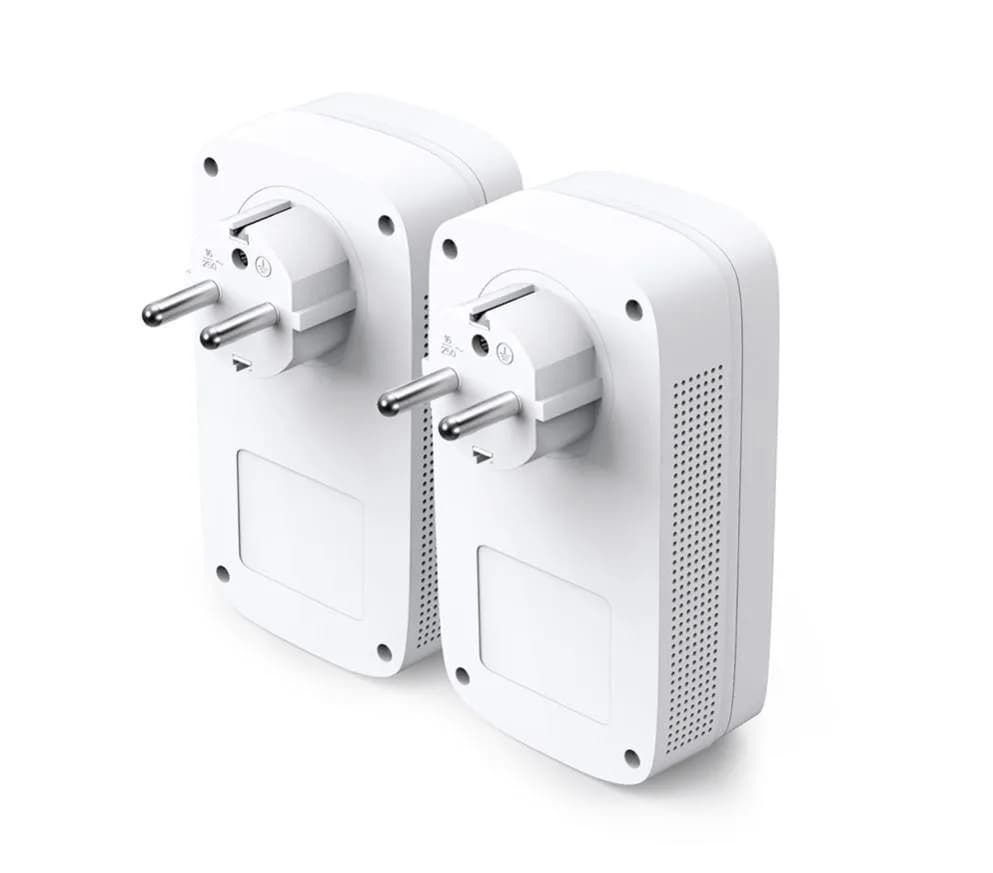 TP-Link AV1200 Gigabit Passthrough Powerline Starter Kit, TL-PA8010PKIT, HomePlug AV2, HomePlug AV, IEEE1901, IEEE802.3, IEEE802.3u,IEEE802.3ab, 1*Gigabit Ethernet Port, Power Socket, Pair Button, PWR,PLC, ETH — miniatură
